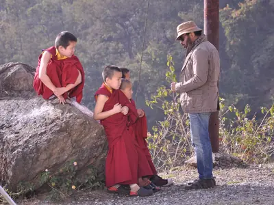 Bappaditya Roy directing a Honda commercial